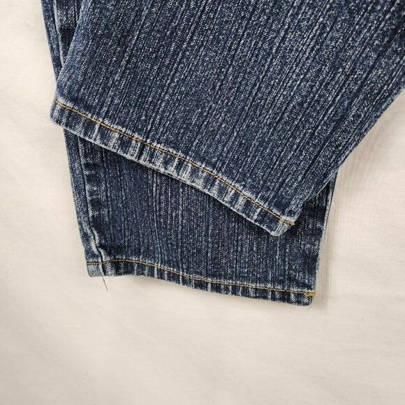 Gloria Vanderbilt Straight Leg Denim Jeans Women's 6 Short Petite Blue High Rise - Picture 7 of 9